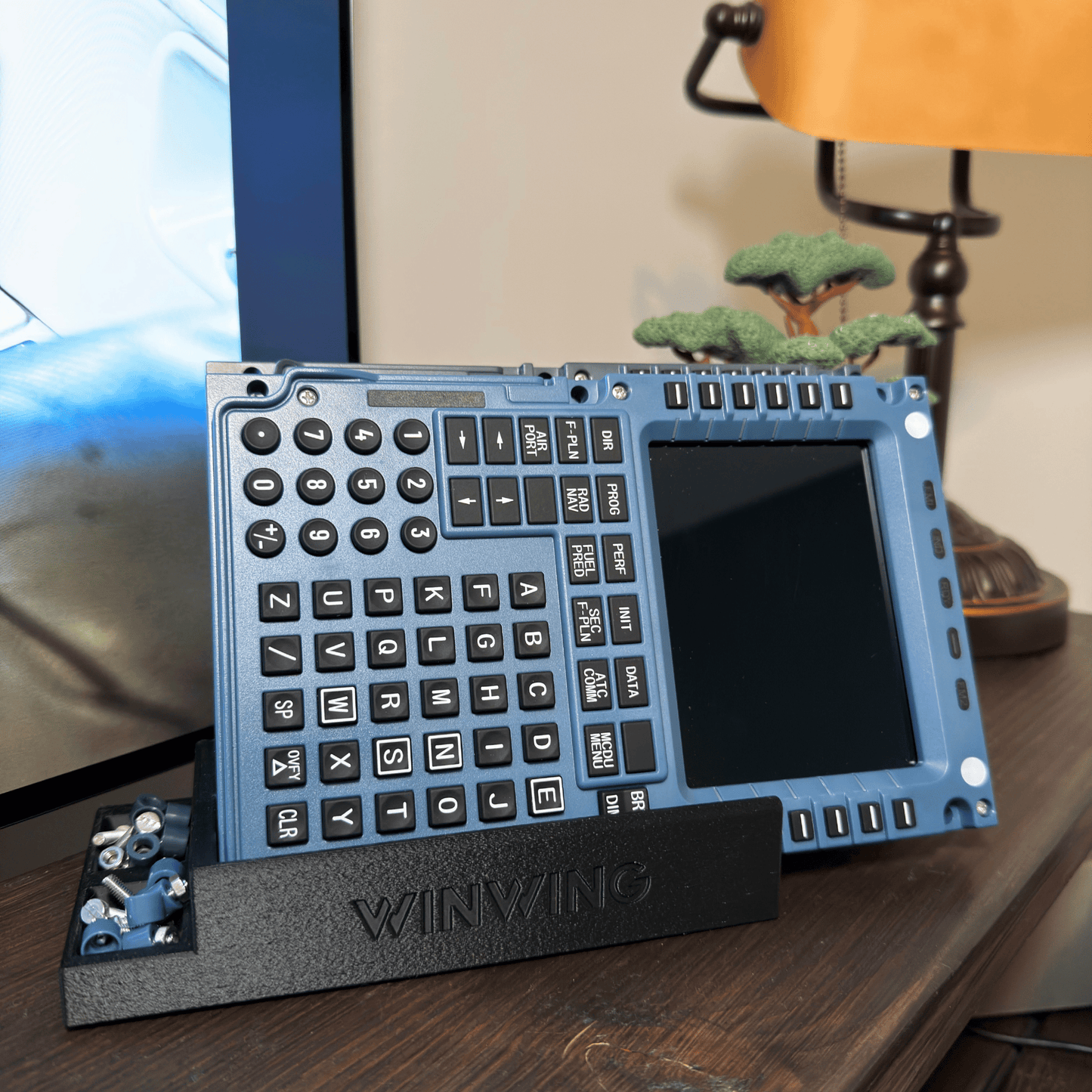 WinWing Desk Stand for Two Panels / Compatible with Airbus MCDU & Boeing PFP / WinCtrl