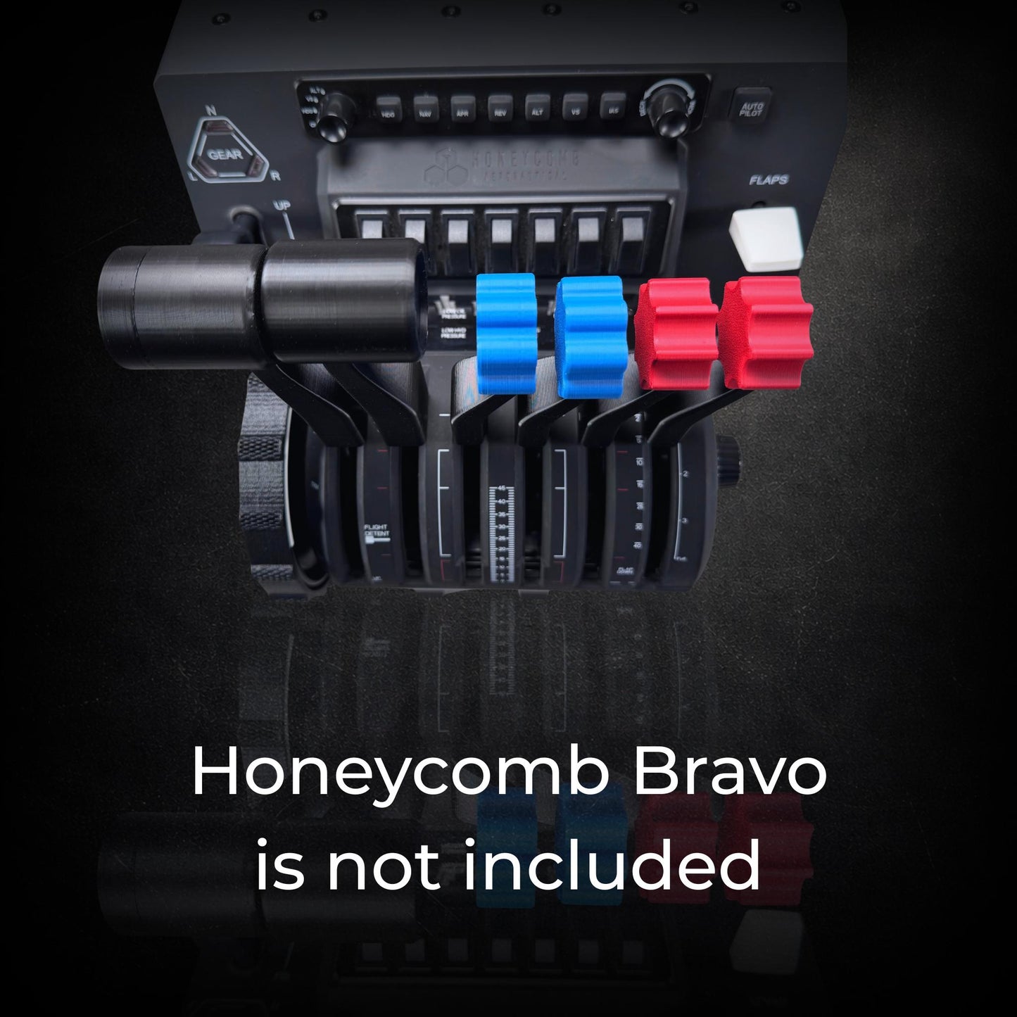 Twin Engine Throttle Set for the Honeycomb Bravo Throttle Quadrant / Baron G58