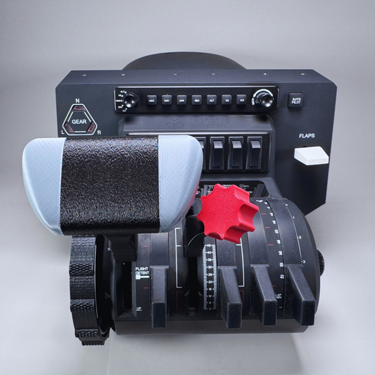 YourFlightSim, Honeycomb Cirrus Throttle Set, front view


