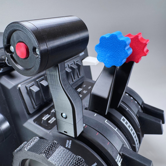 YourFlightSim, Honeycomb Single Engine Throttle Set, Bonanza G36, left side