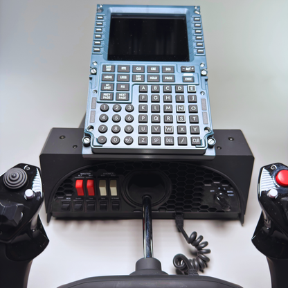 WinWing MCDU & PFP Mount for Honeycomb Alpha/Bravo | Swivel Flight Sim Panel Holder