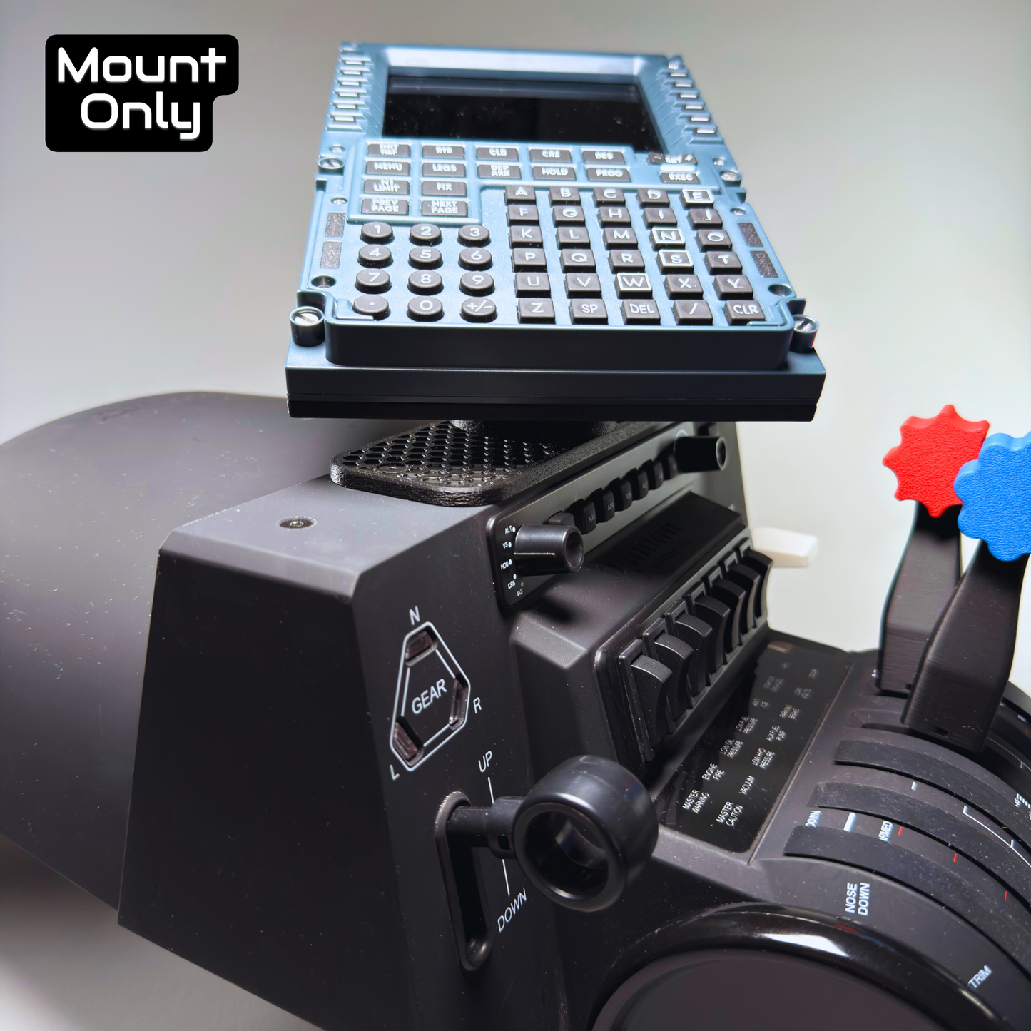 WinWing MCDU & PFP Mount for Honeycomb Alpha/Bravo / Swivel Flight Sim Panel Holder / WinCtrl