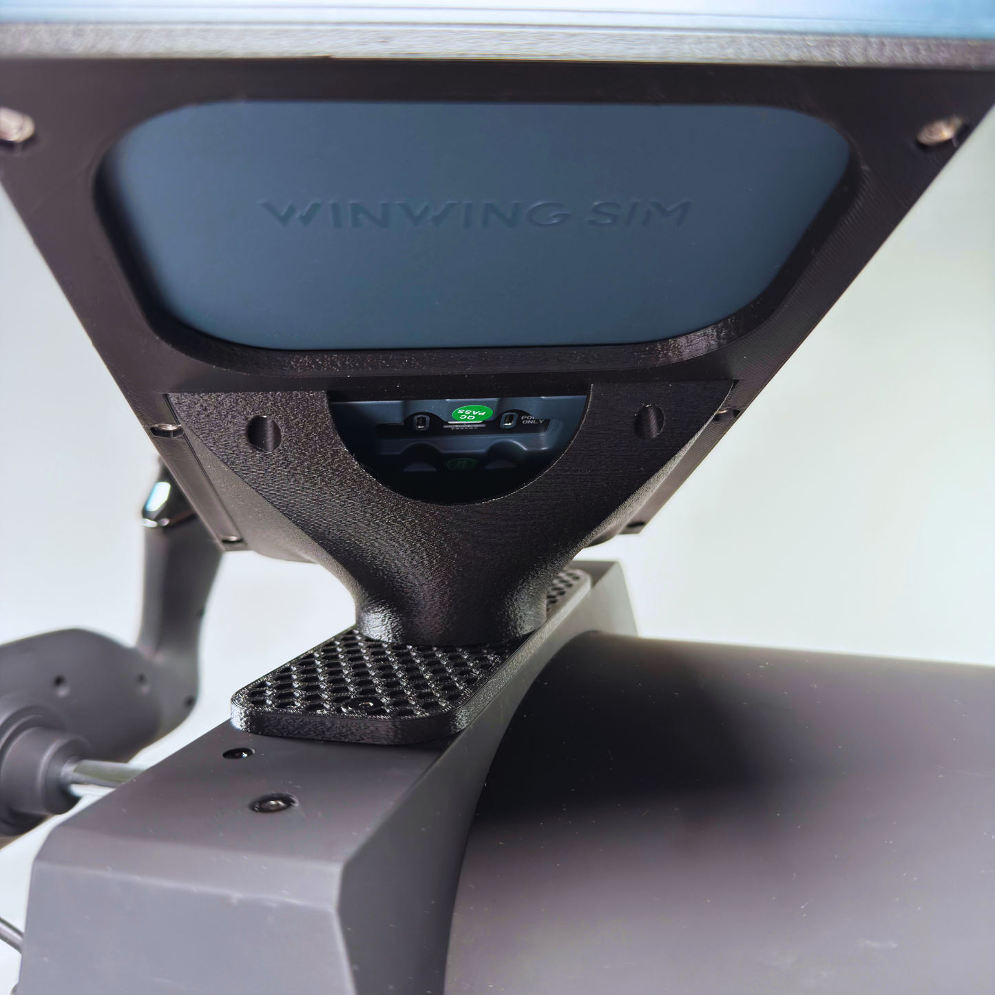 WinWing MCDU & PFP Mount for Honeycomb Alpha/Bravo | Swivel Flight Sim Panel Holder