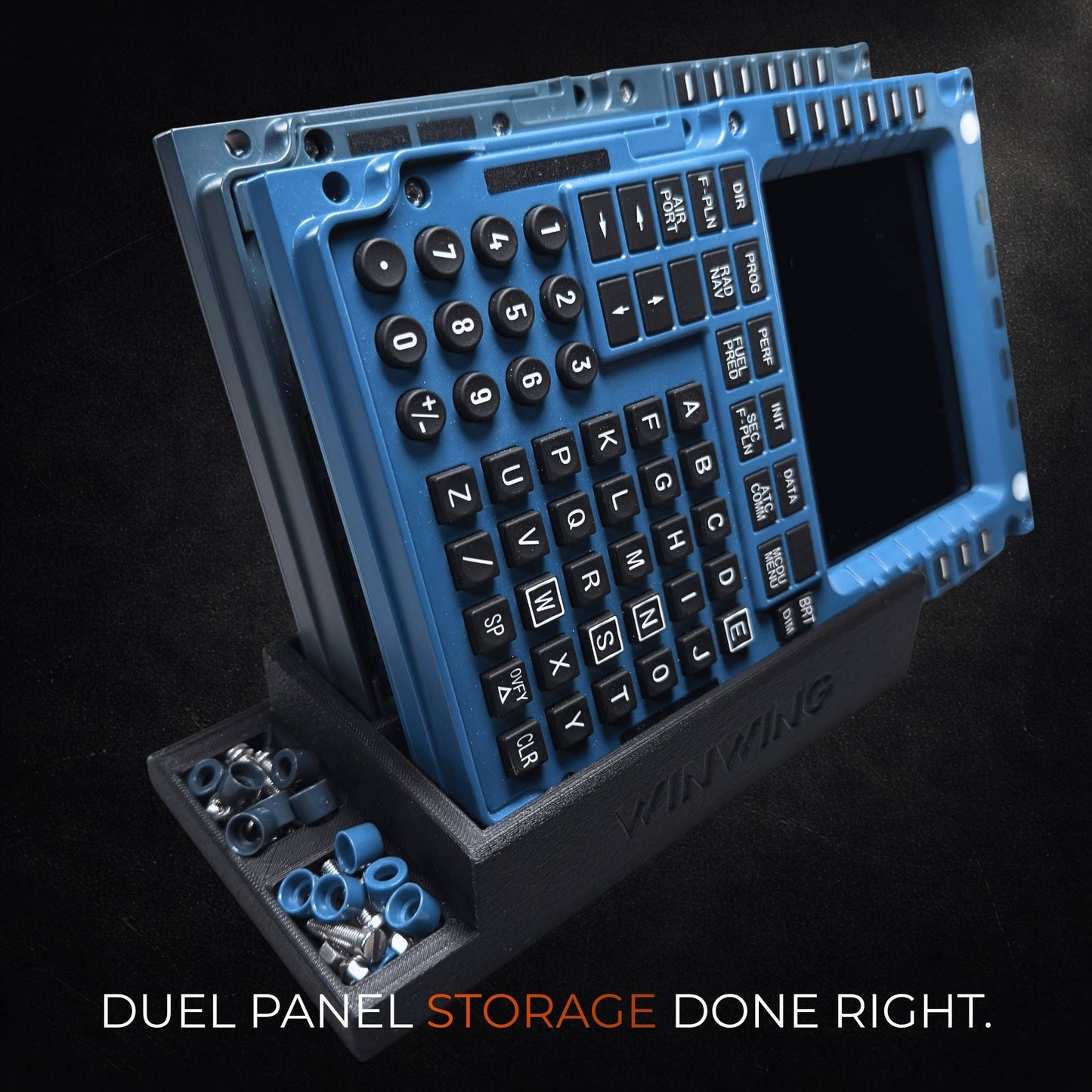 WinCtrl Dual Panel Desk Stand for MCDU & PFP