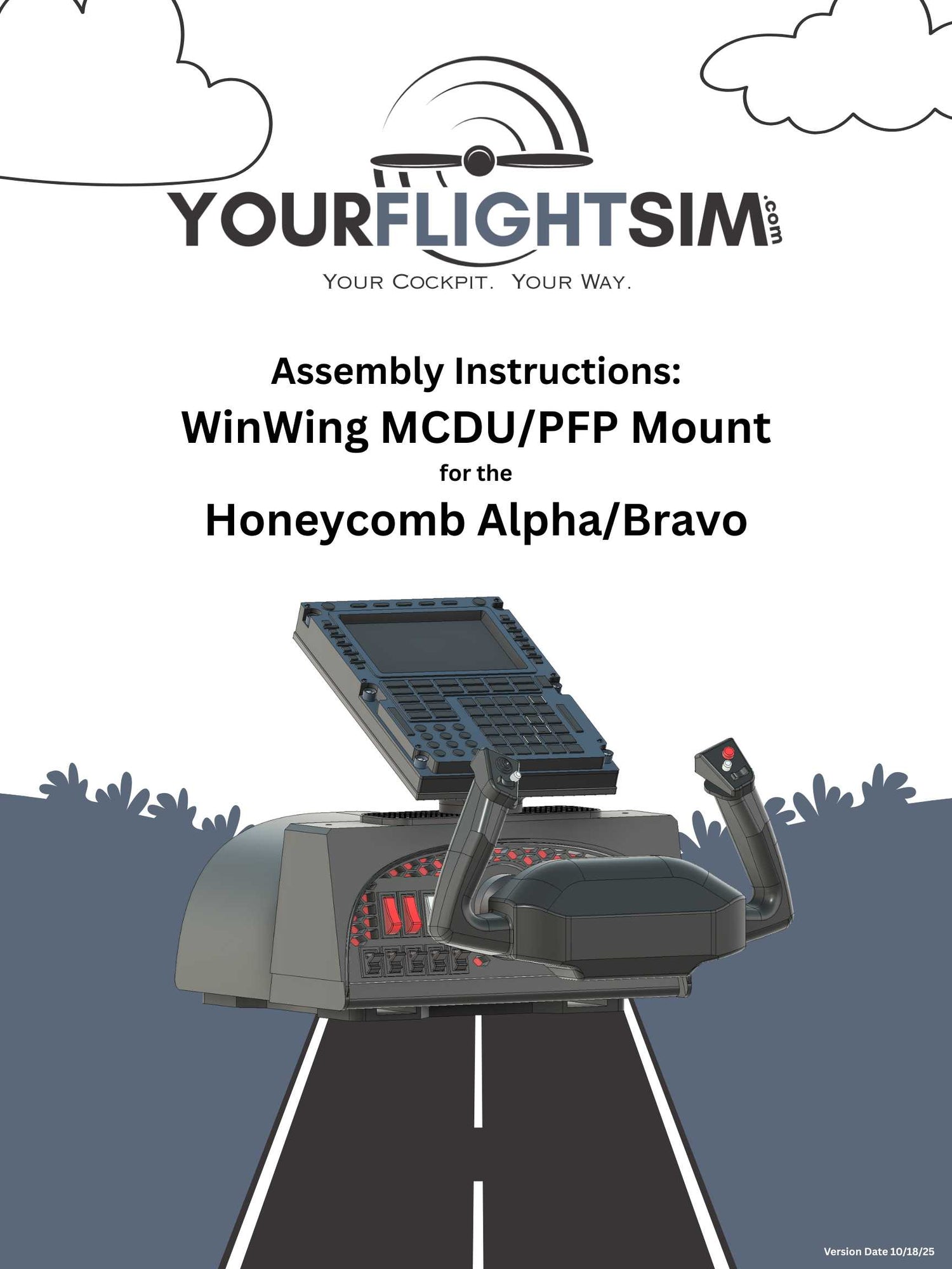 honeycomb winwing mount manual  yourflightsim
