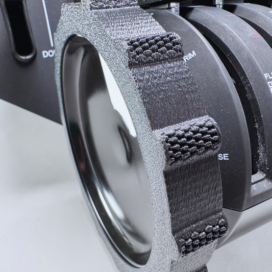 YourFlightSim, Honeycomb Trim Wheel Covers, close up front view