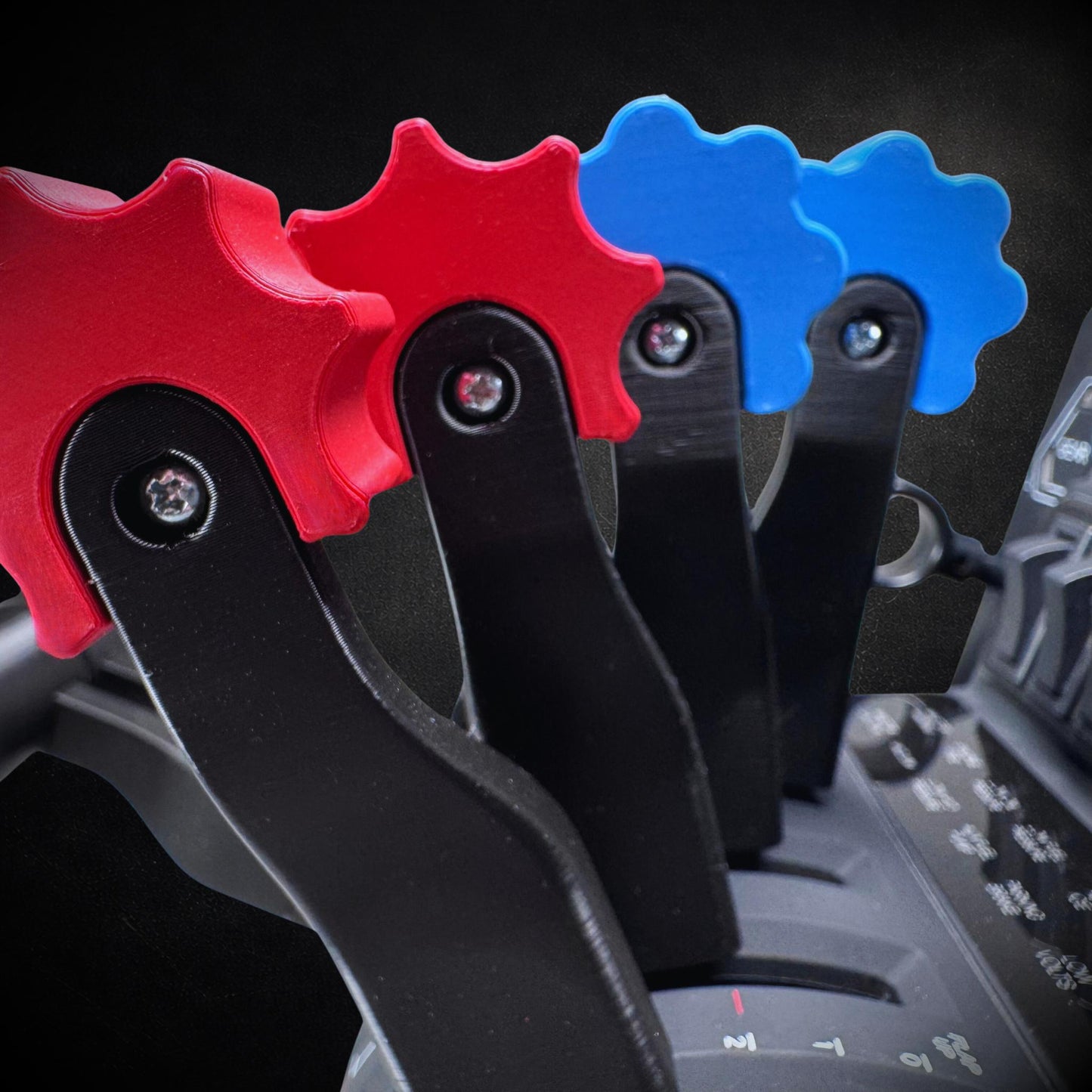 Twin Engine Throttle Set for the Honeycomb Bravo Throttle Quadrant / Baron G58