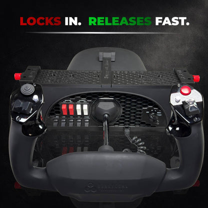 Honeycomb Alpha Standard Under Desk Mount with Locking Quick Release