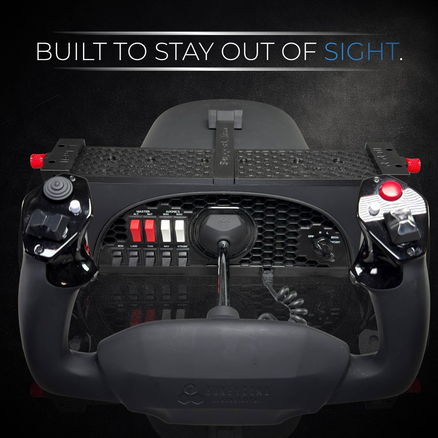 Honeycomb Alpha Standard Under Desk Mount with Locking Quick Release