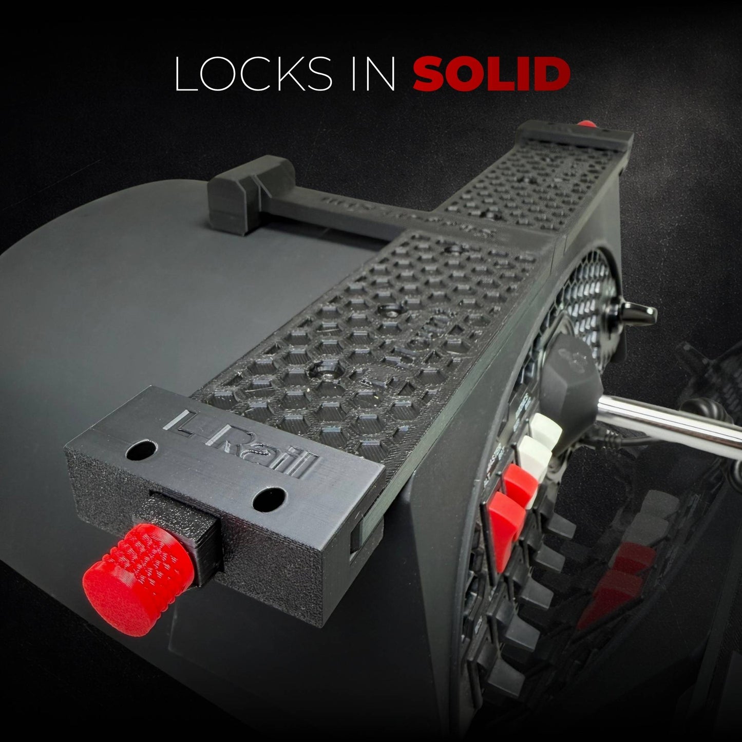 Honeycomb Alpha Standard Under Desk Mount with Locking Quick Release