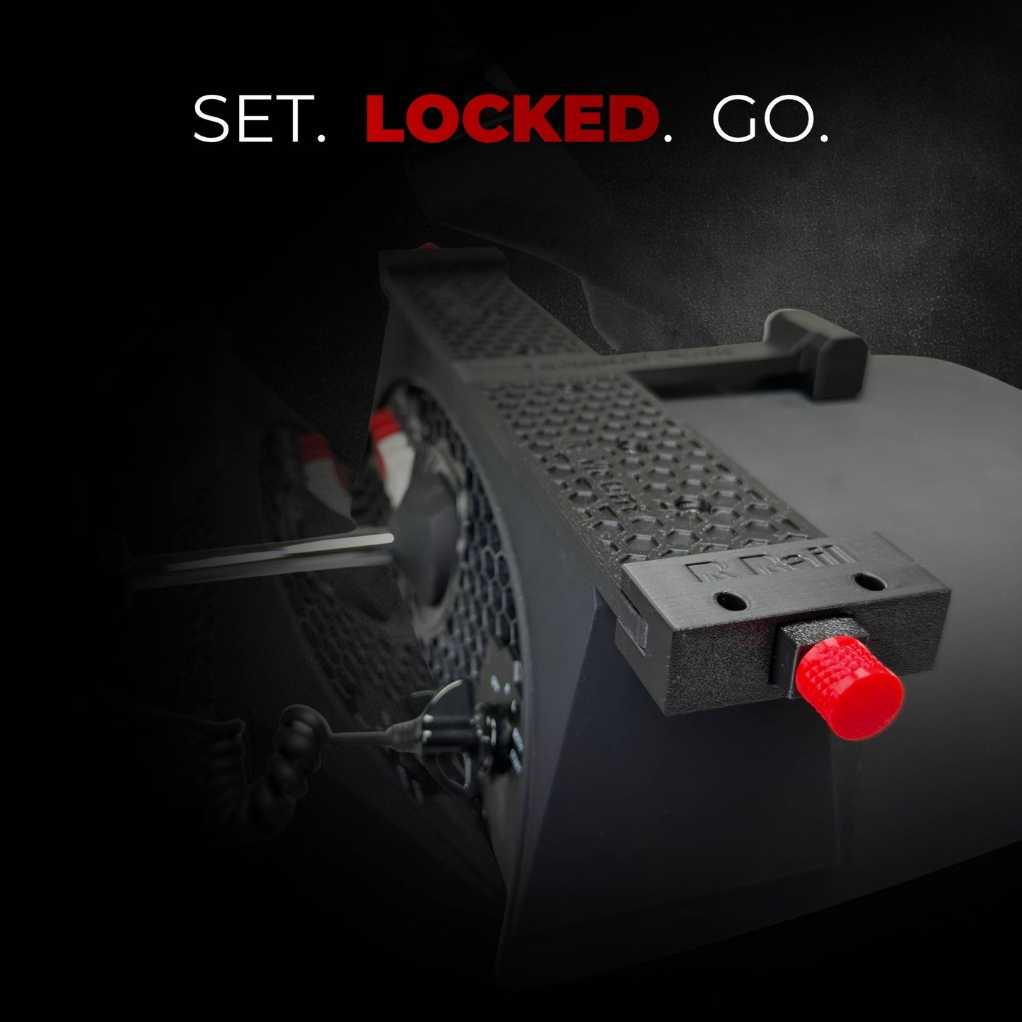 Honeycomb Alpha Standard Under Desk Mount with Locking Quick Release