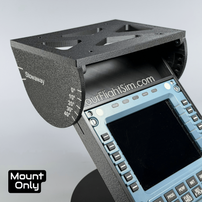 Stowaway Under Desk Mount for the WinWing MCDU & PFP / Adjustable Cockpit Desk Mount /  Flight Simulation Accessory / WinCtrl