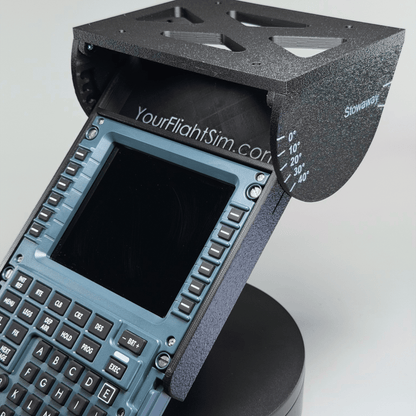 Stowaway Under Desk Mount for the WinWing MCDU & PFP | Adjustable Cockpit Desk Mount |  Flight Simulation Accessory