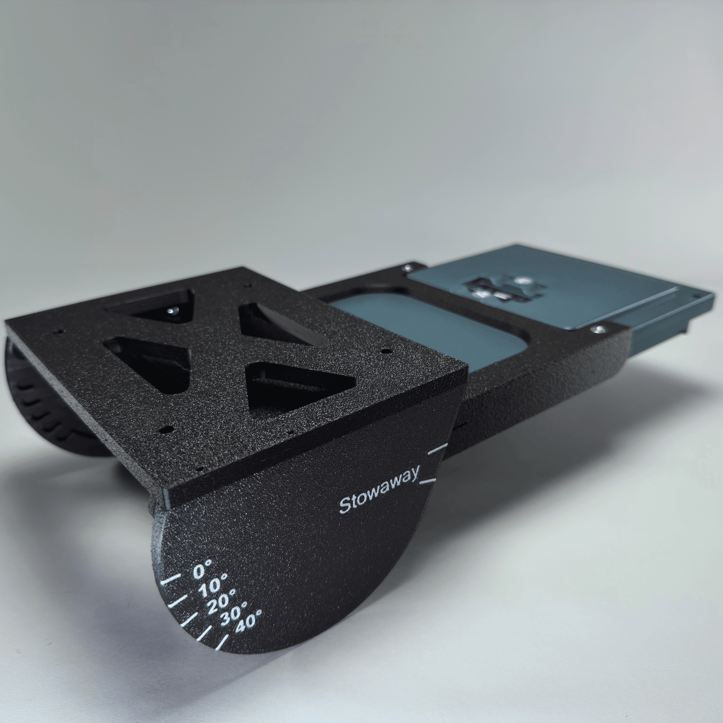 Stowaway Under Desk Mount for the WinWing MCDU & PFP | Adjustable Cockpit Desk Mount |  Flight Simulation Accessory