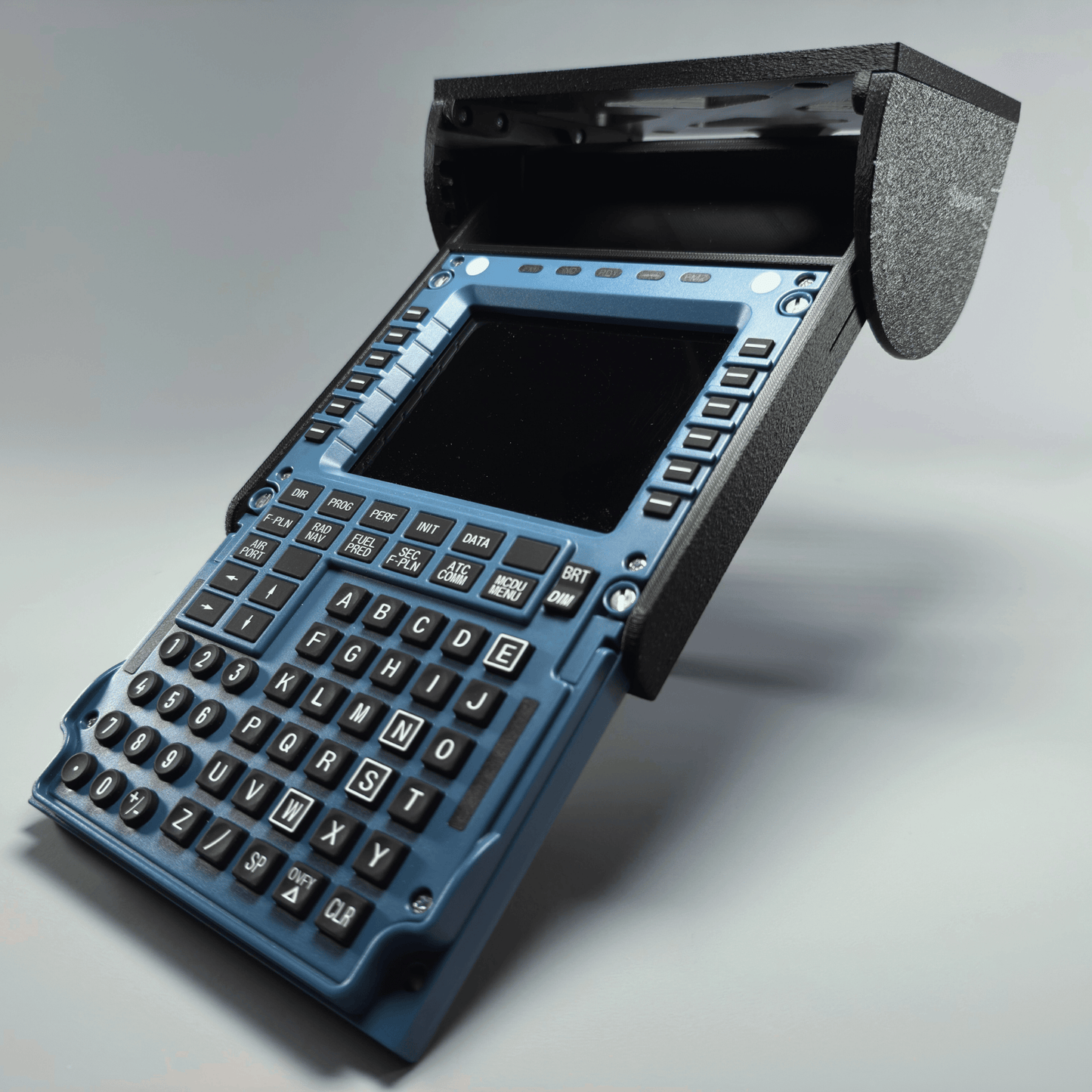 Stowaway Under Desk Mount for the WinWing MCDU & PFP | Adjustable Cockpit Desk Mount |  Flight Simulation Accessory