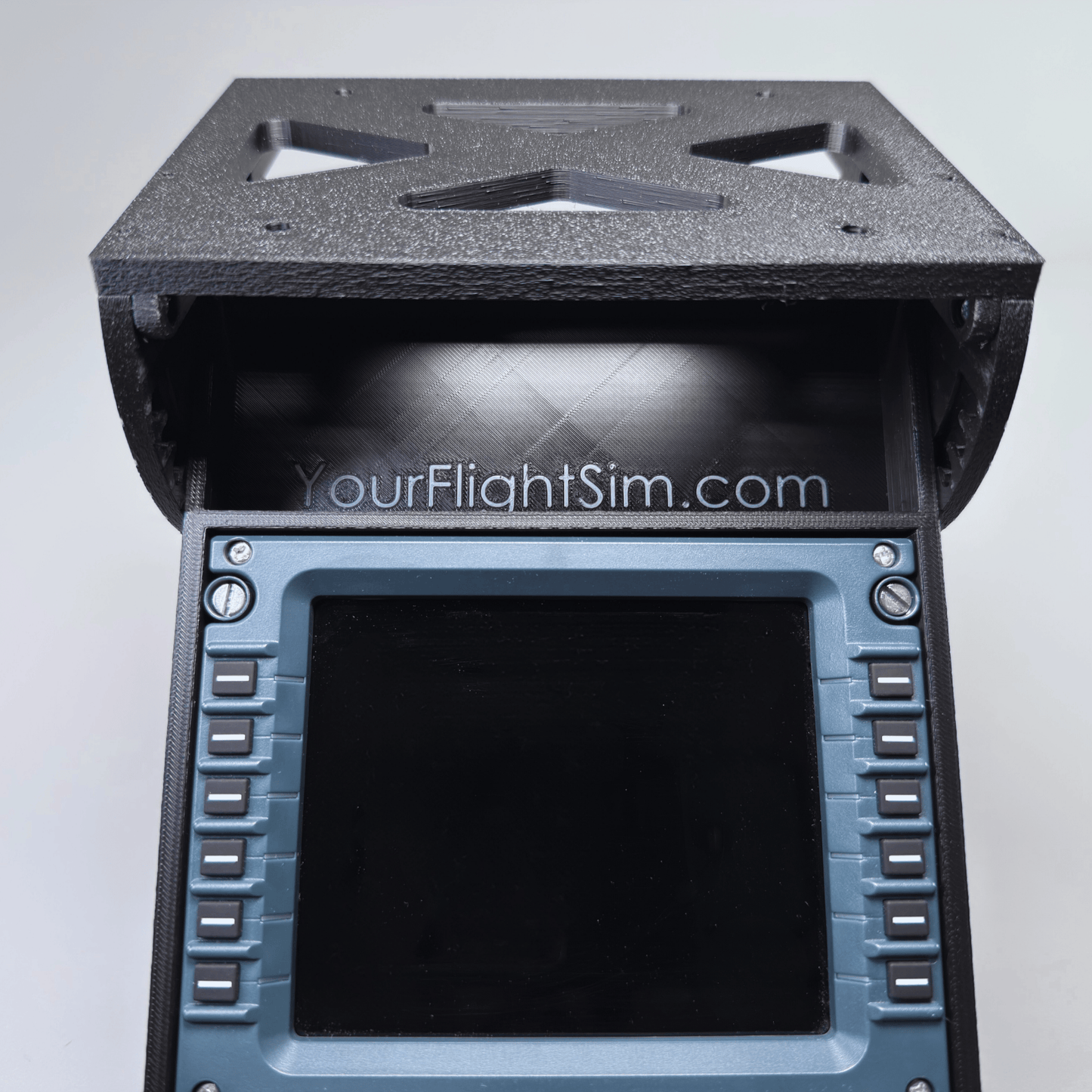 Stowaway Under Desk Mount for the WinWing MCDU & PFP | Adjustable Cockpit Desk Mount |  Flight Simulation Accessory