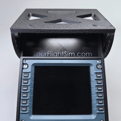 Stowaway Under Desk Mount for the WinWing MCDU & PFP | Adjustable Cockpit Desk Mount |  Flight Simulation Accessory