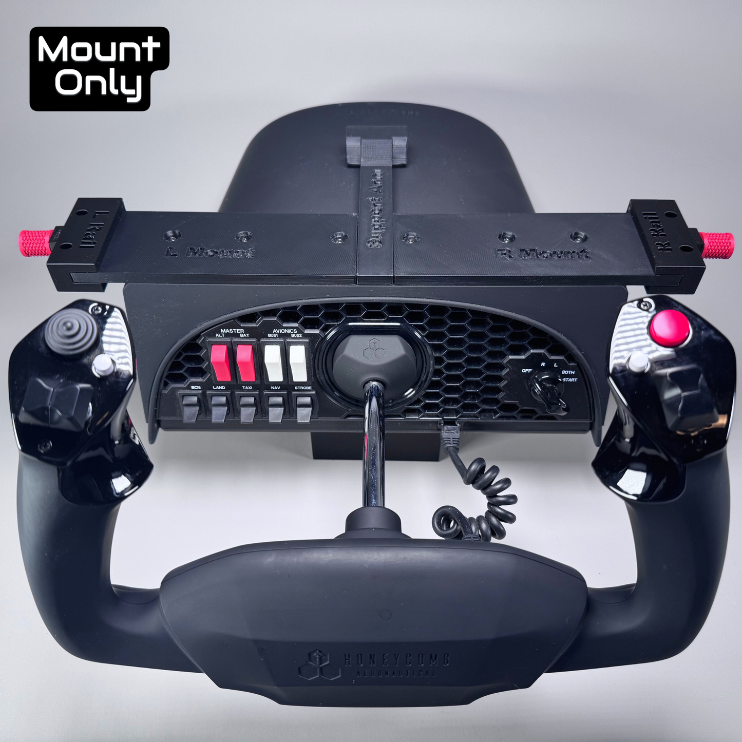 Honeycomb No-Bracket Under Desk Mount for the Alpha or Bravo / The Standard Mount