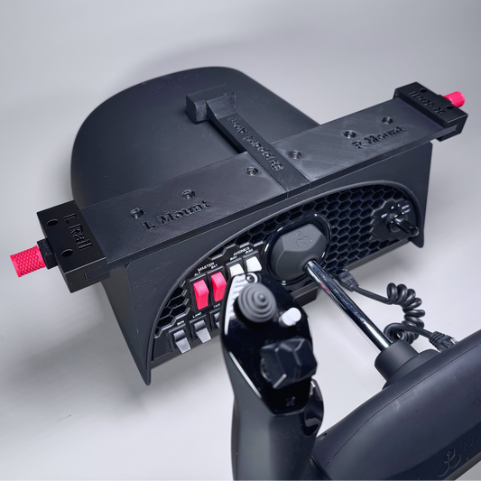 YourFlightSim, Honeycomb Standard Mount, left side