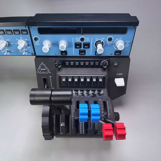 YourFlightSim, WinWing FCU Mount for Honeycomb, front with fcu